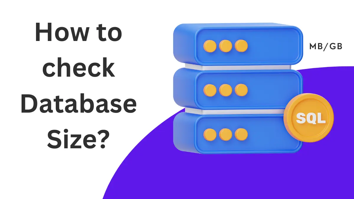 How to check Database Size